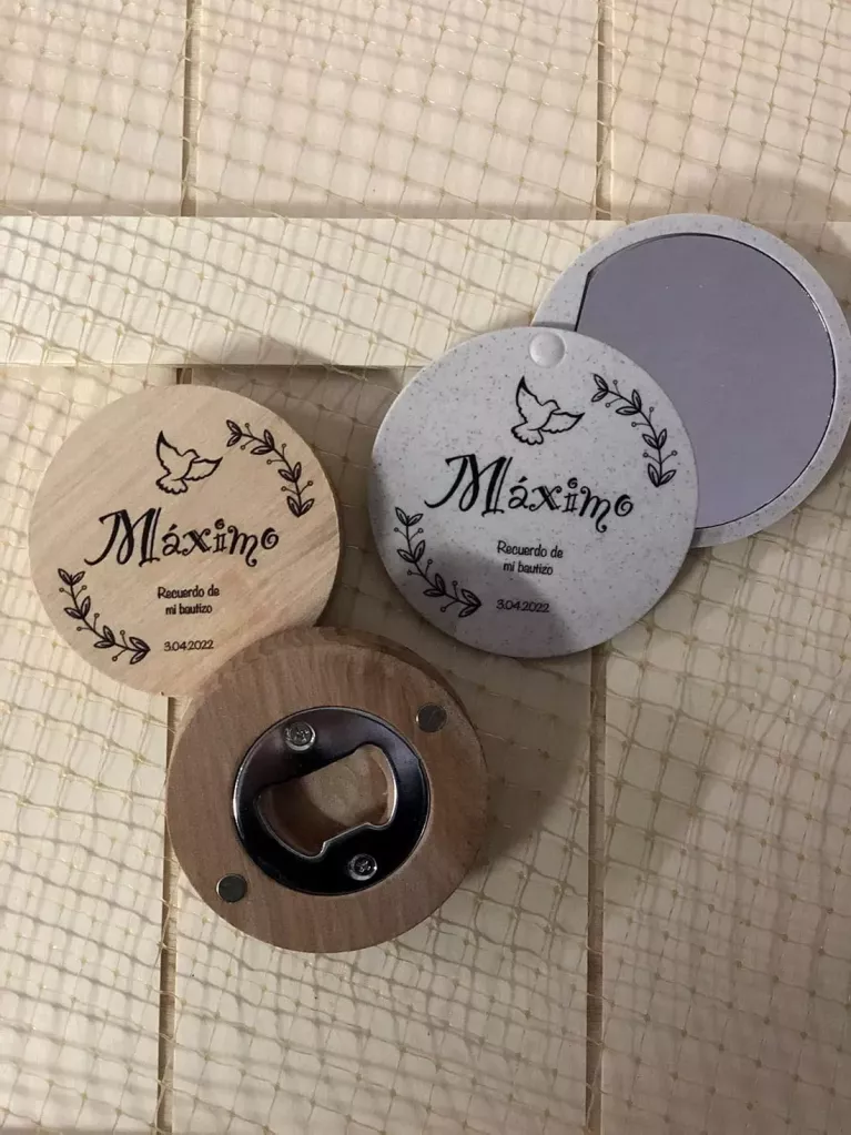 espelhos de batizado personalizados