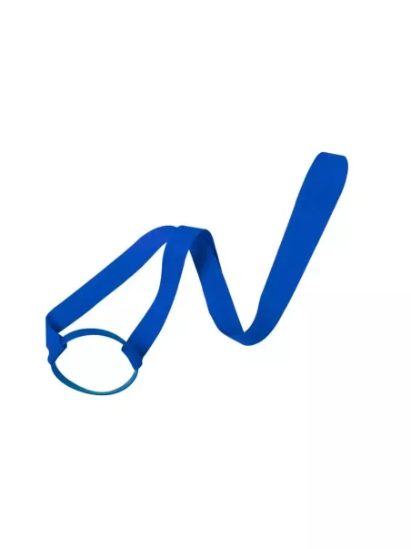 lanyard portavasos azul