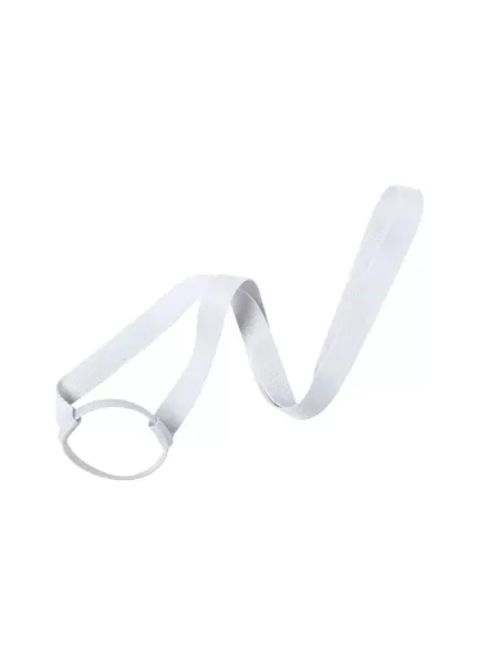 lanyard portavasos blanco