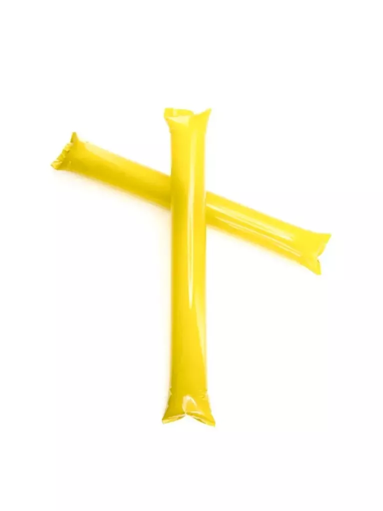 yellow cheering sticks