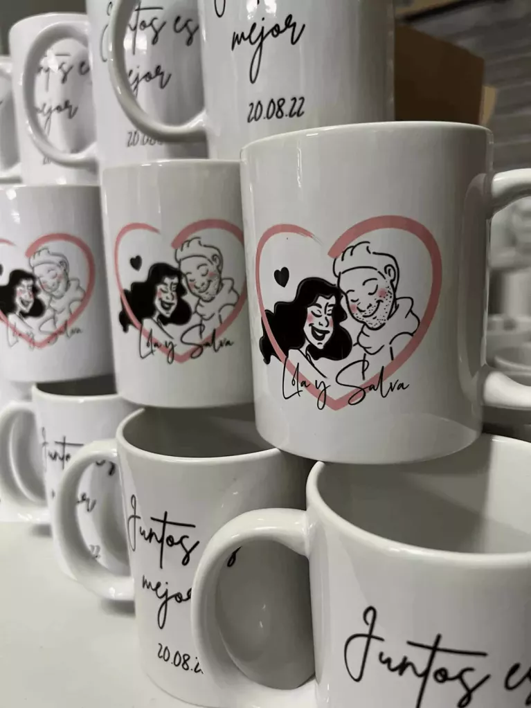 Tassen als Hochzeitsgastgeschenk