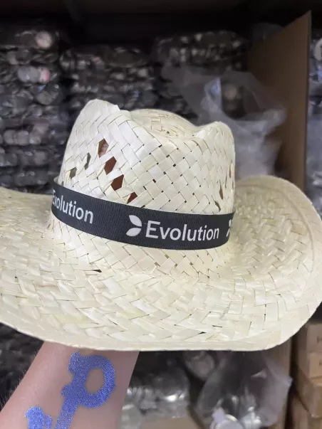 sombreros promocionales logo