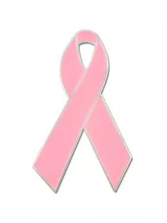 pink ribbon pin