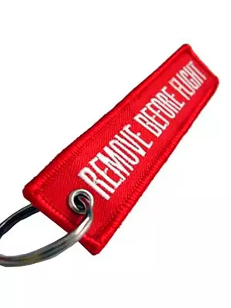porte-clés remove before flight