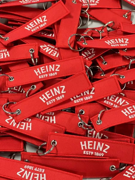 promotional embroidered keyrings