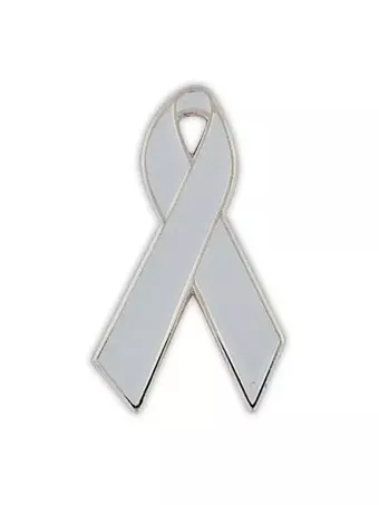 spilla fiocco grigio