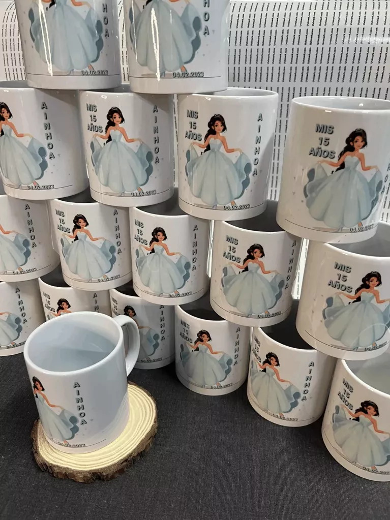 mugs for weddings, birthdays, and communions