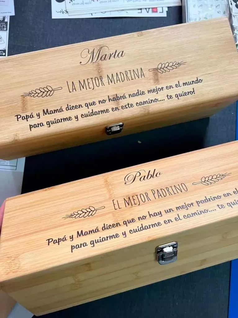 set vino per testimoni di nozze