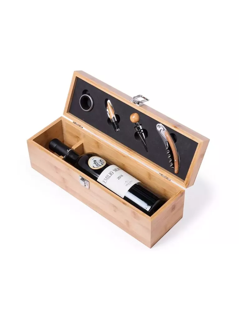 set caja de vino