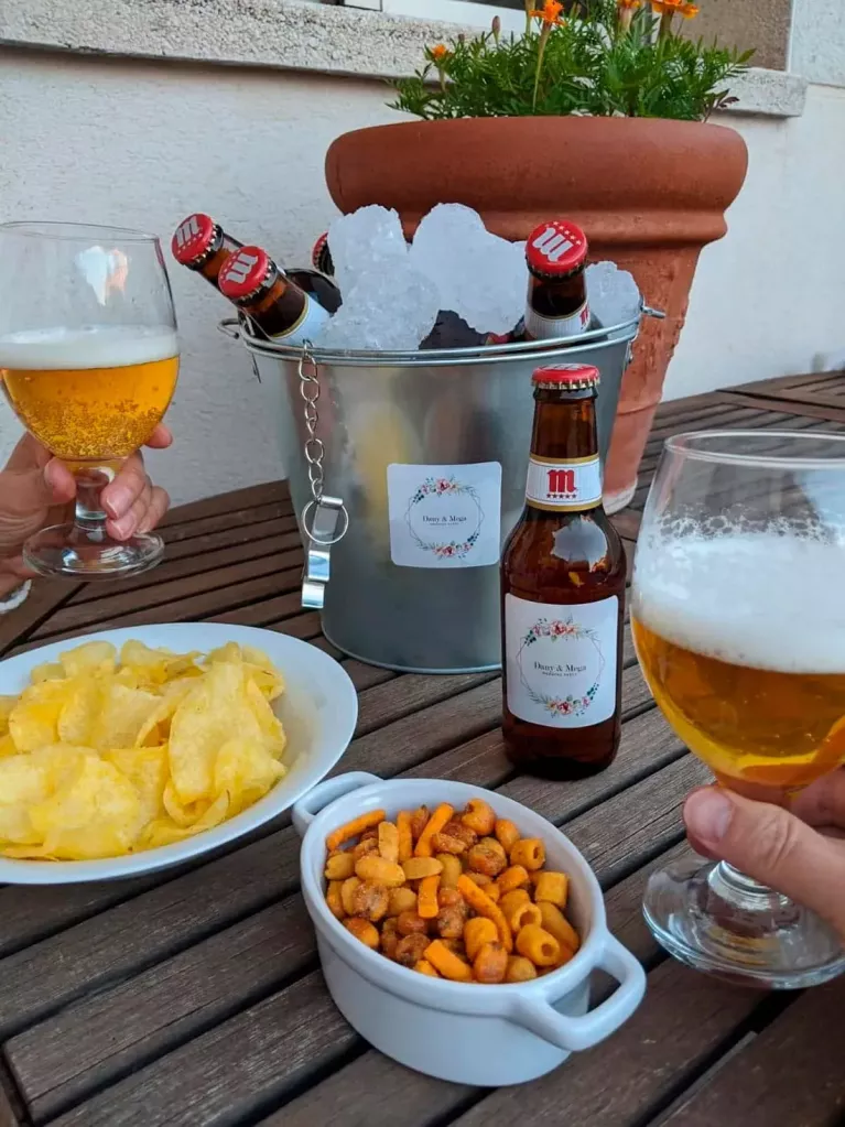 seau à bières personnalisé pour mariage