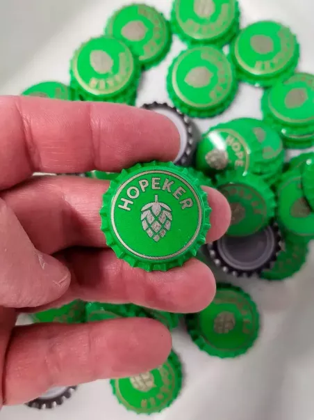 Bierkronkorken mit Lasergravur