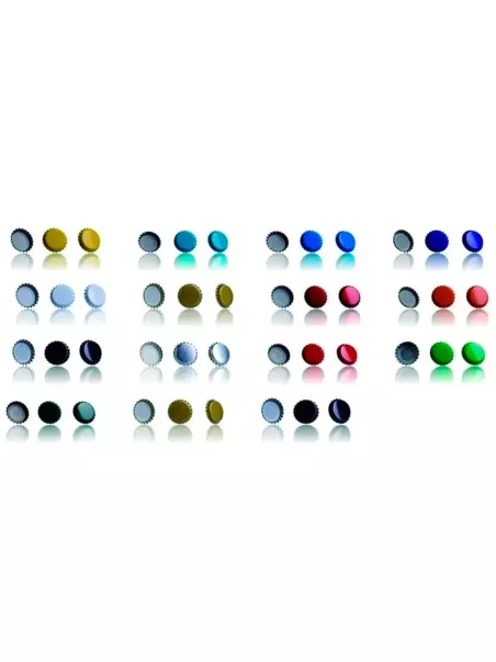 couleurs de capsules de bouteille