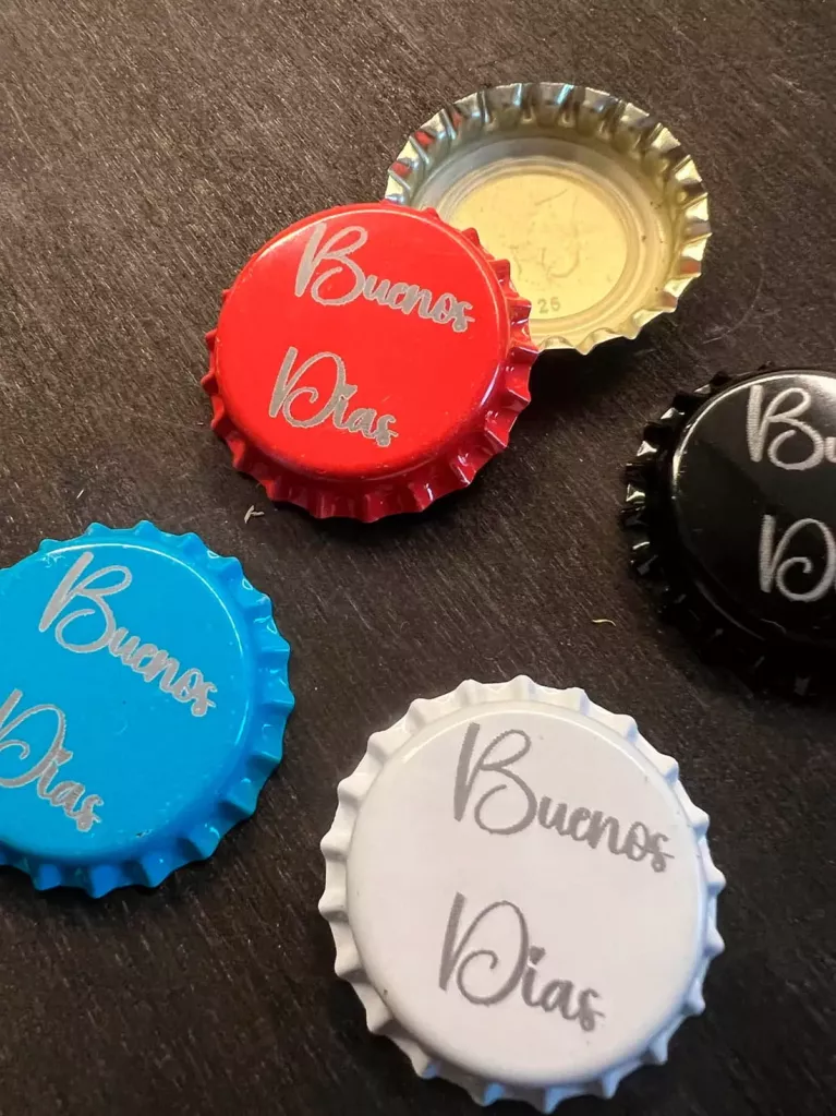 chapas de botellas personalizadas