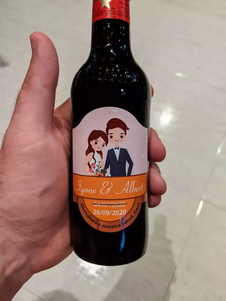 cervezas para bodas personalizadas
