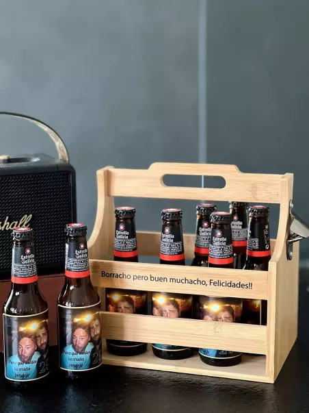 regalo especial con cerveza