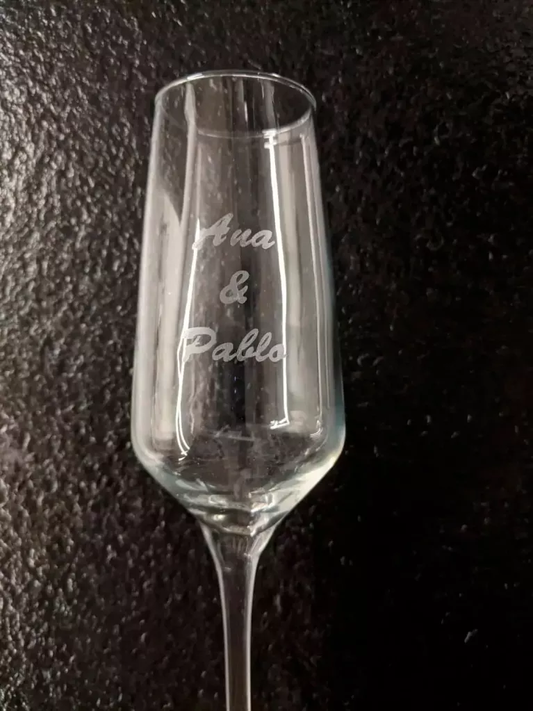 calici incisi per matrimonio