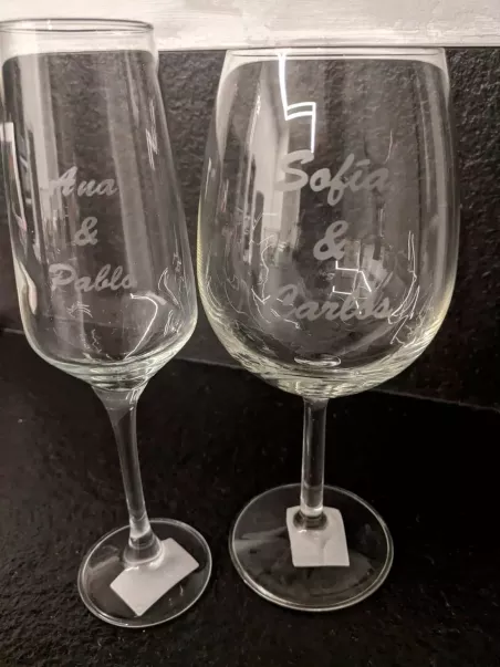 verres personnalisés pour célébrations