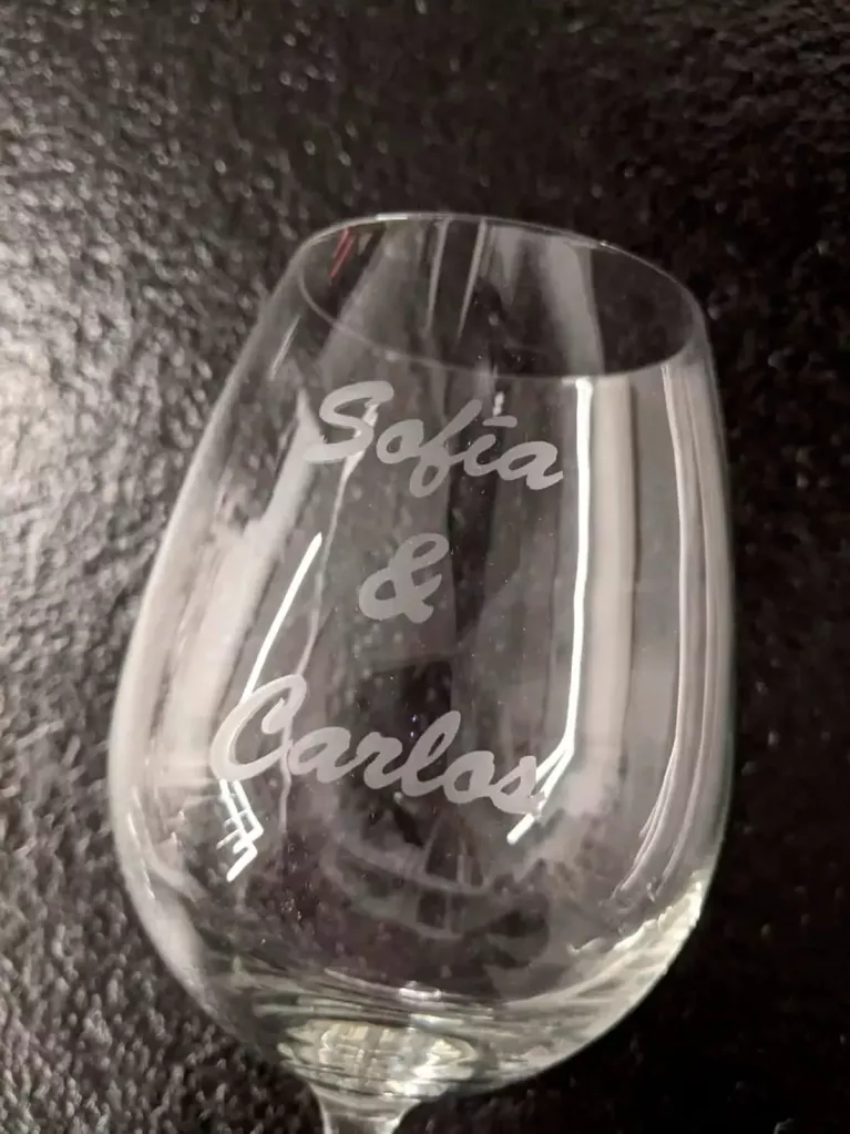 verres à vin personnalisés