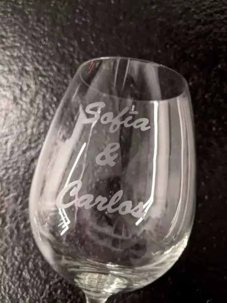 verres à vin personnalisés