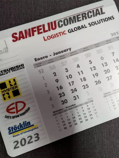 tappetini mouse calendario personalizzati