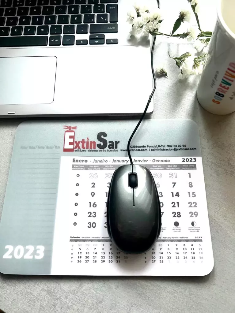 yearly calendar mouse pads