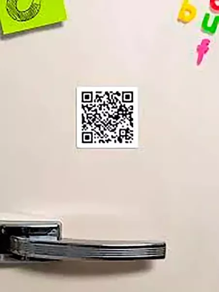 personalisierte QR-Code-Magnete