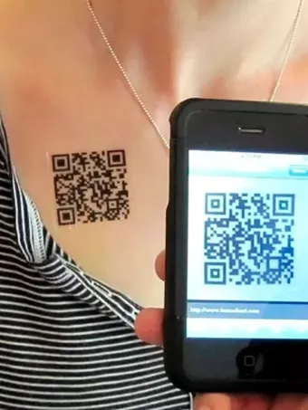 tatuagens temporárias QR