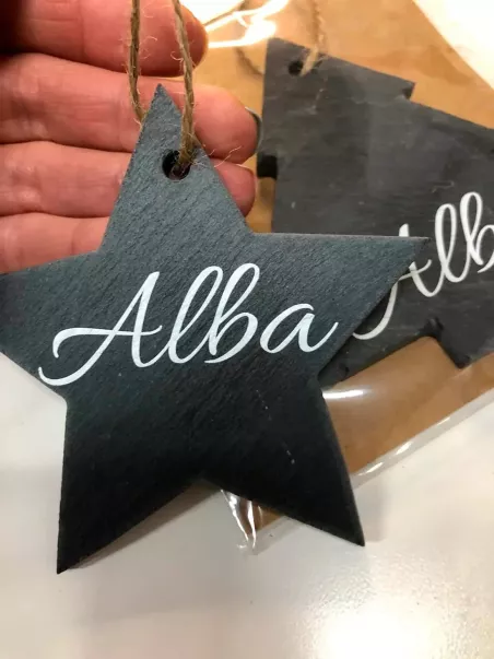 décorations de Noël avec prénoms
