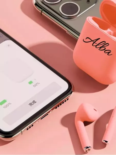cascos y auriculares personalizables nombre