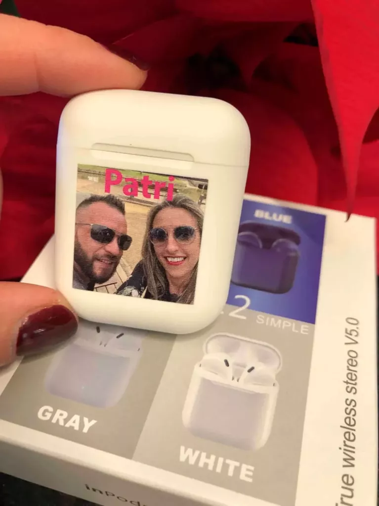 auricolari con foto