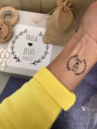 abridores e tatuagens para casamento