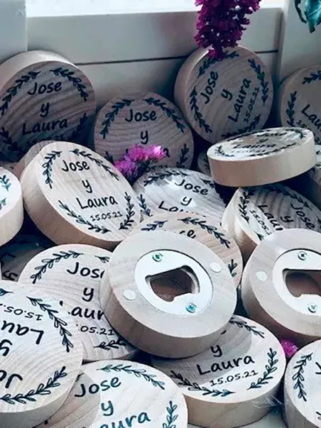 detalles de boda personalizados para obsequiar