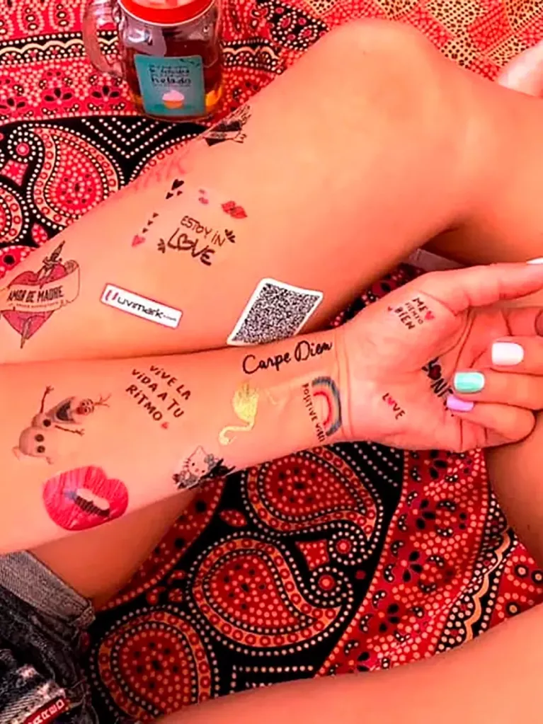 personalisierte Einmaltattoos