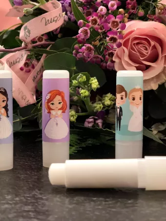 personalisierte Lippenbalsame