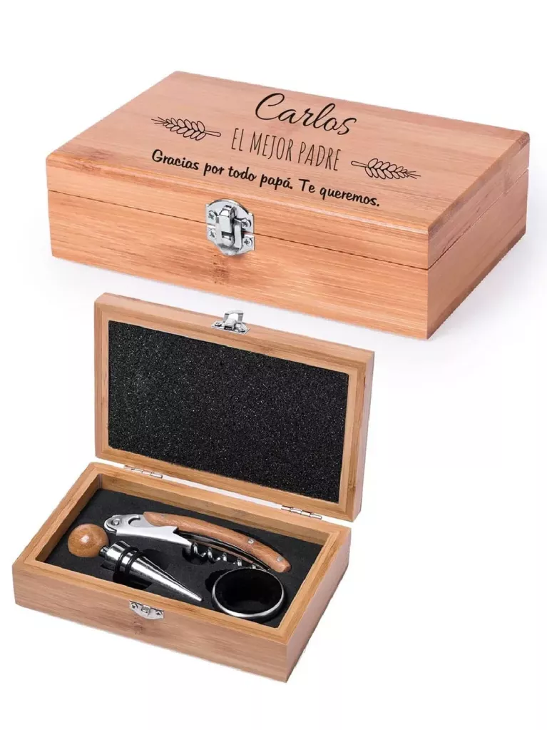 personalized wine set for dad