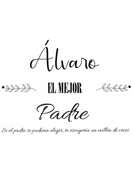 Diseño regalo papa