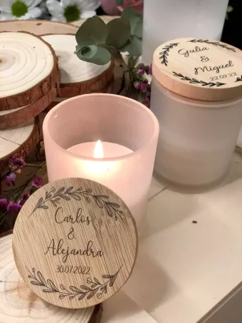 candele matrimonio personalizzate uvimark