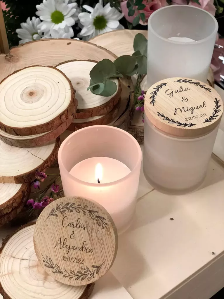 bougies personnalisées avec prénom