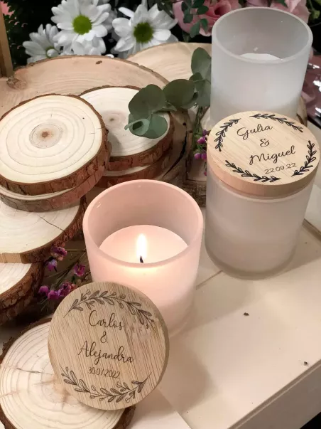 velas customizadas con nombre