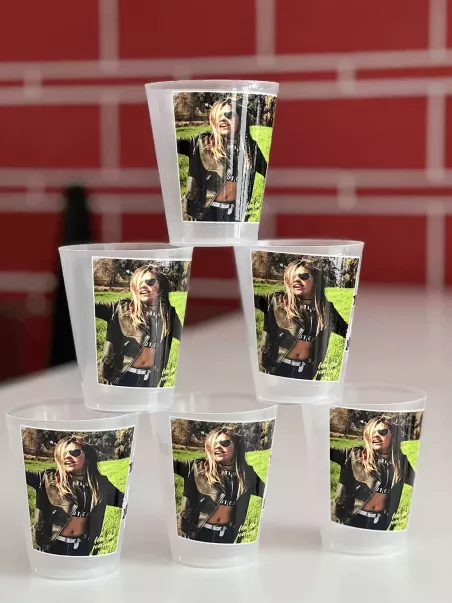 vasos cumpleaños con foto