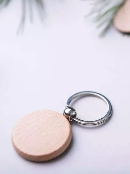 porte-clés promotionnels en bois