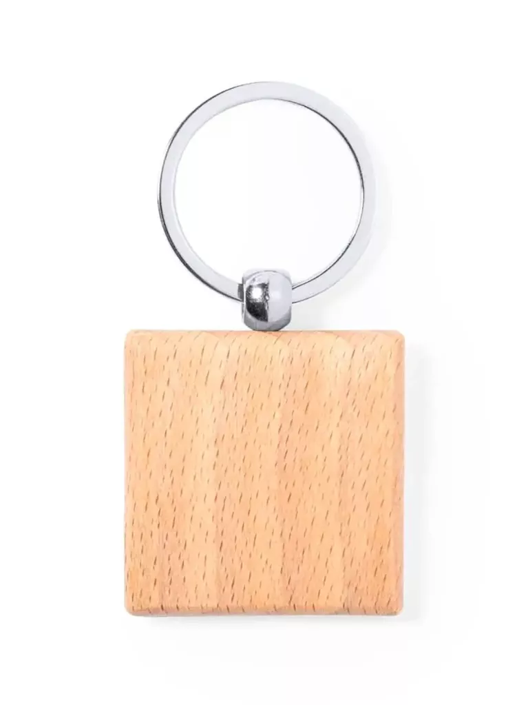 квадратные деревянные брелоки