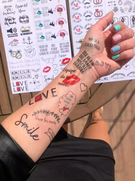 tatuaggi temporanei matrimonio