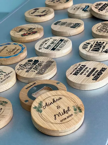 abridores de bambu personalizados