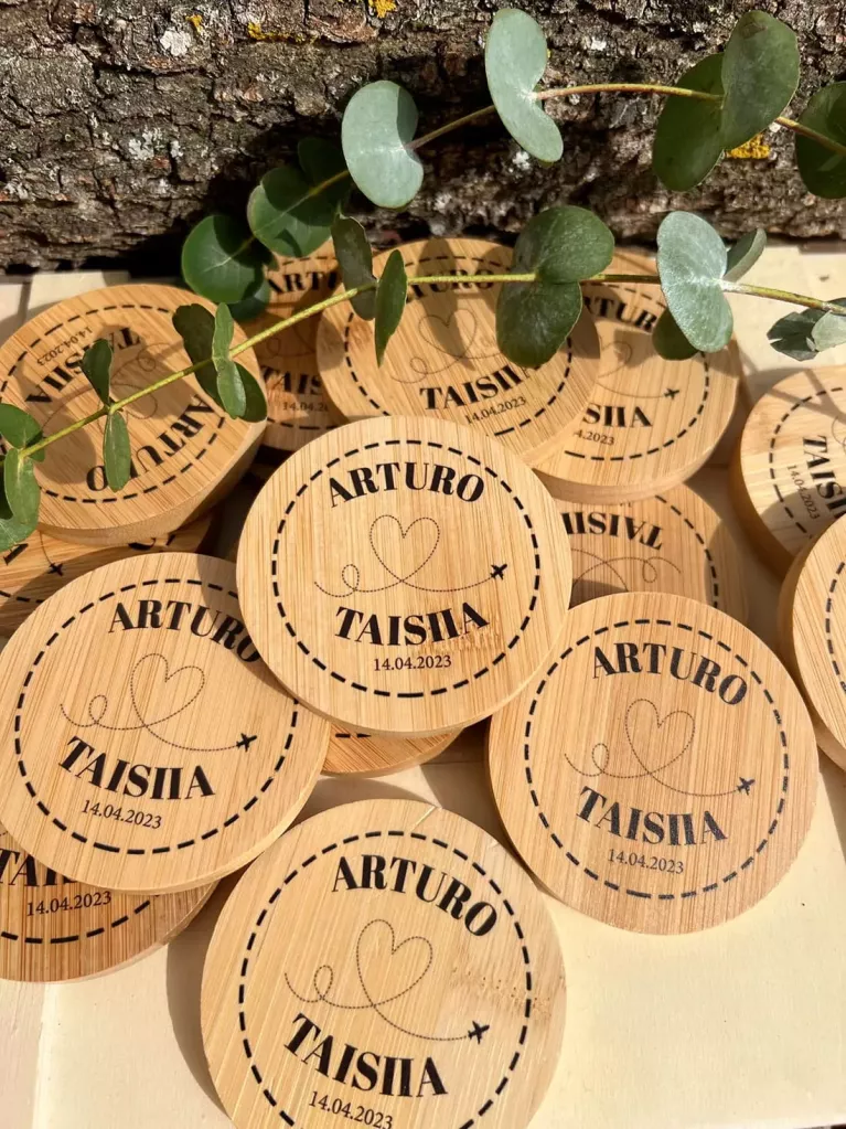 Custom bottle opener favors