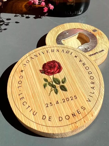 Abridores de garrafas personalizados para eventos