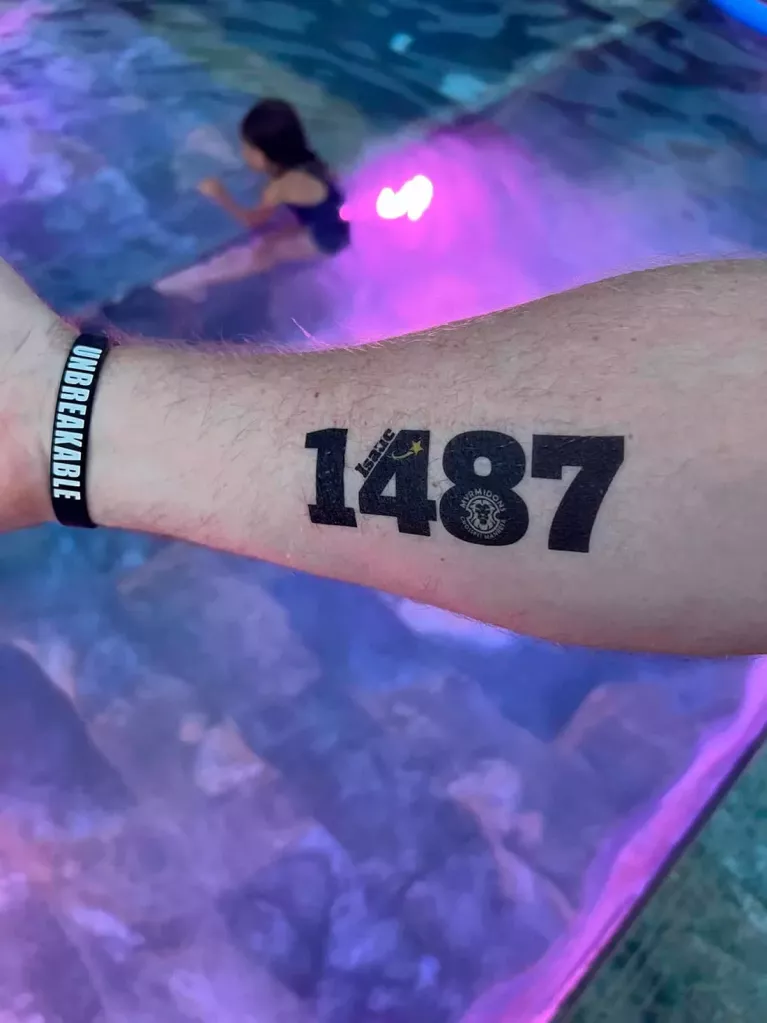 tatuaggi temporanei numero gara