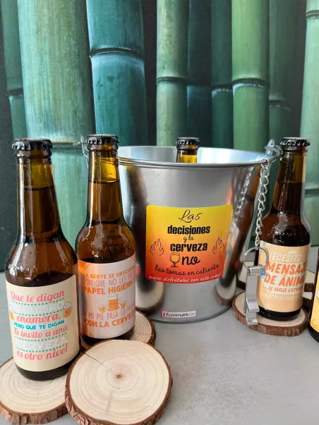 Birre con messaggi da regalare
