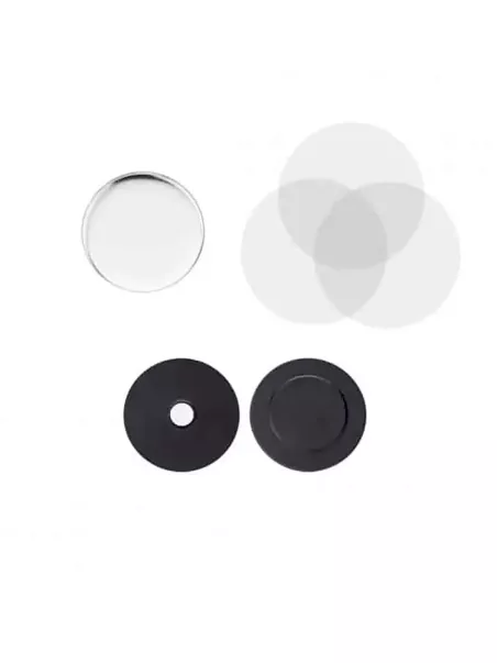 Magnetic badge components