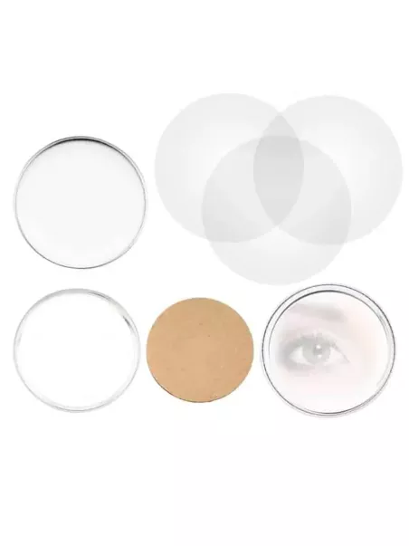 Mirror badge blanks